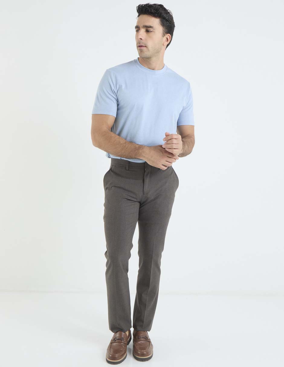 Pantalón de vestir regular de para hombre 6
