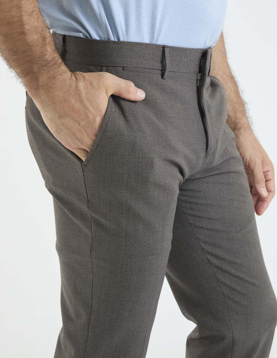 Pantalón de vestir regular de para hombre 7