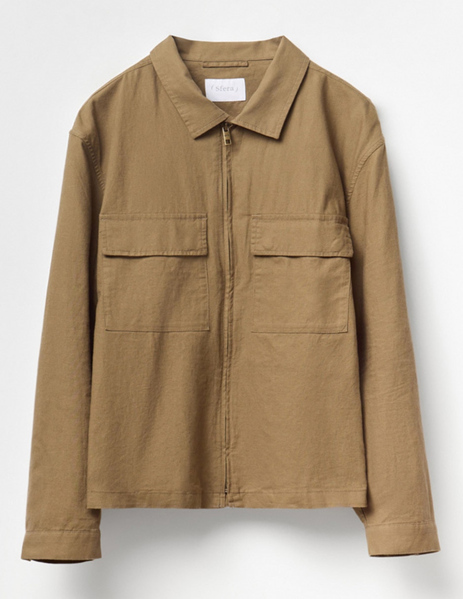 Chamarra casual Sfera con bolsillos para hombre