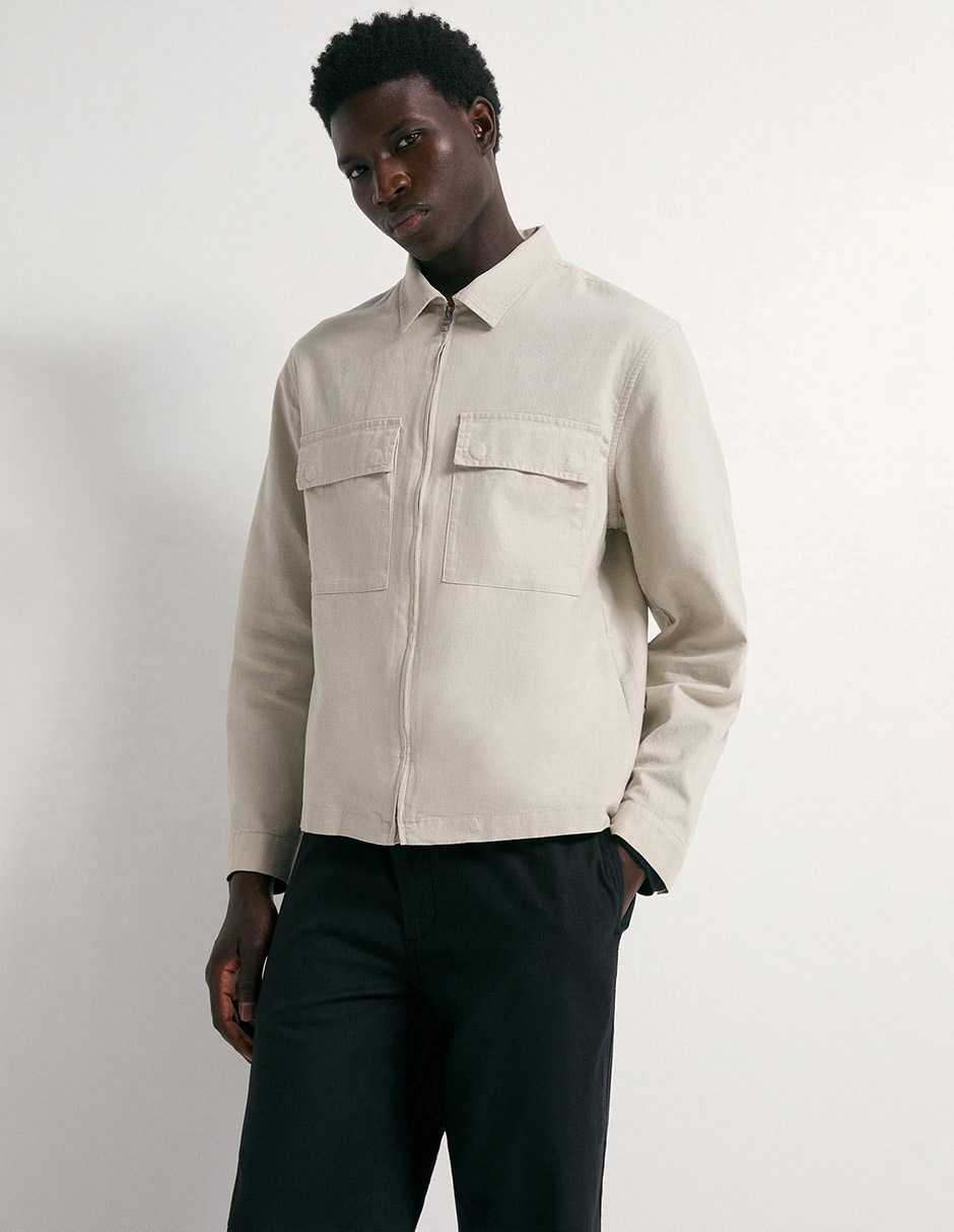 Chamarra casual Sfera con bolsillos para hombre