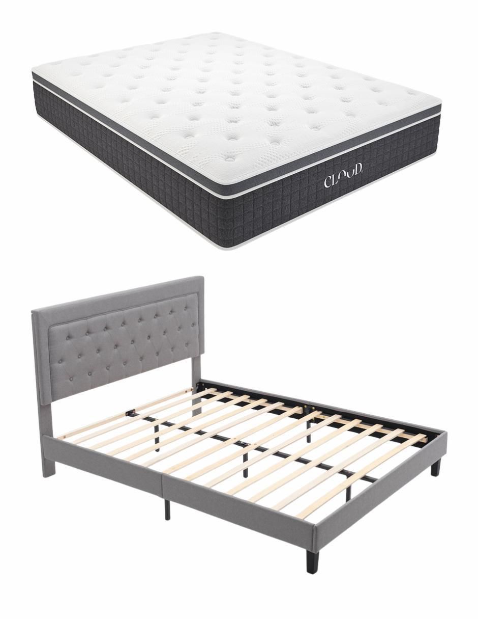 Cama pro y linen de madera