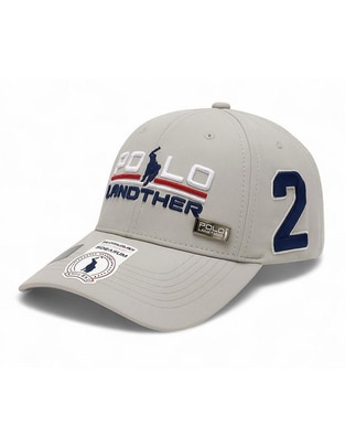 Gorra visera curva correa ajustable casual polo para hombre