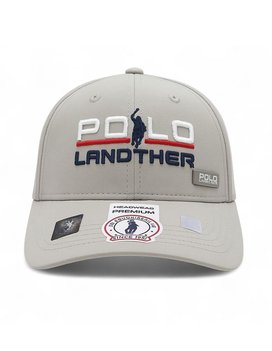Gorra visera curva correa ajustable casual polo para hombre