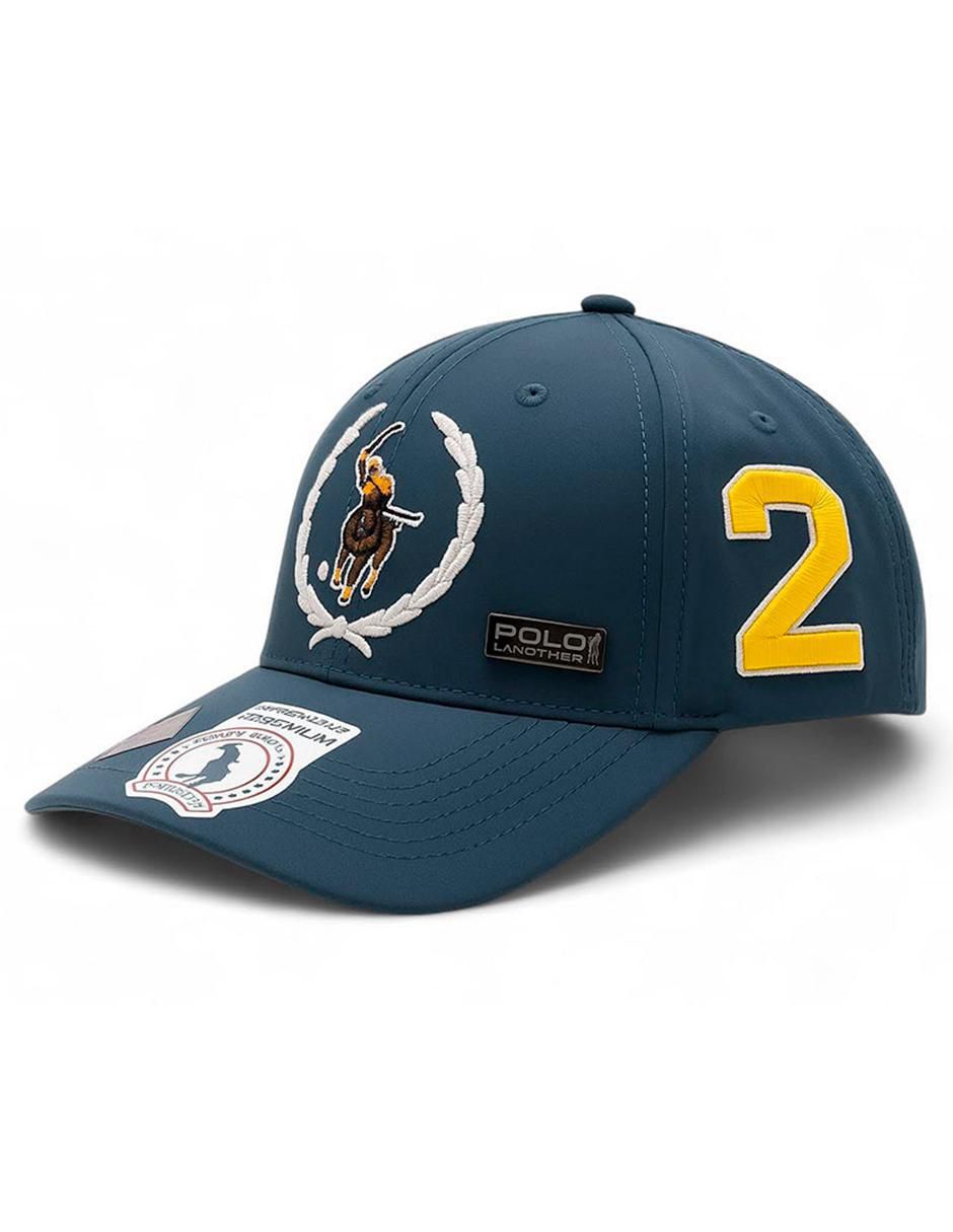 Gorra visera curva correa ajustable casual para hombre