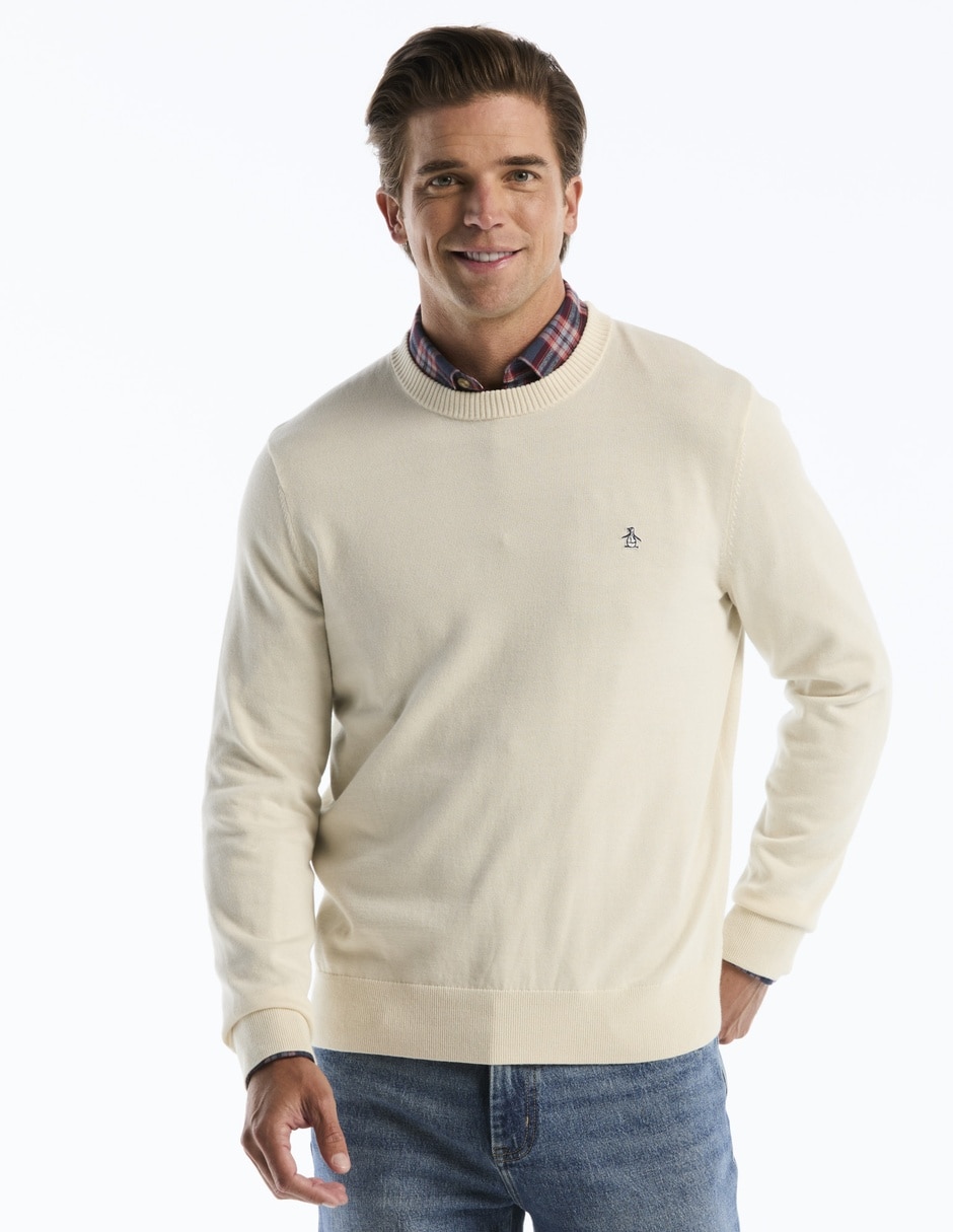 Suéter cuello redondo para hombre