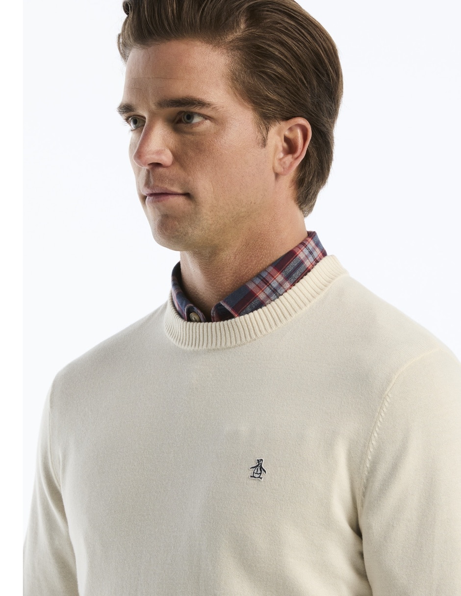 Suéter cuello redondo para hombre 4