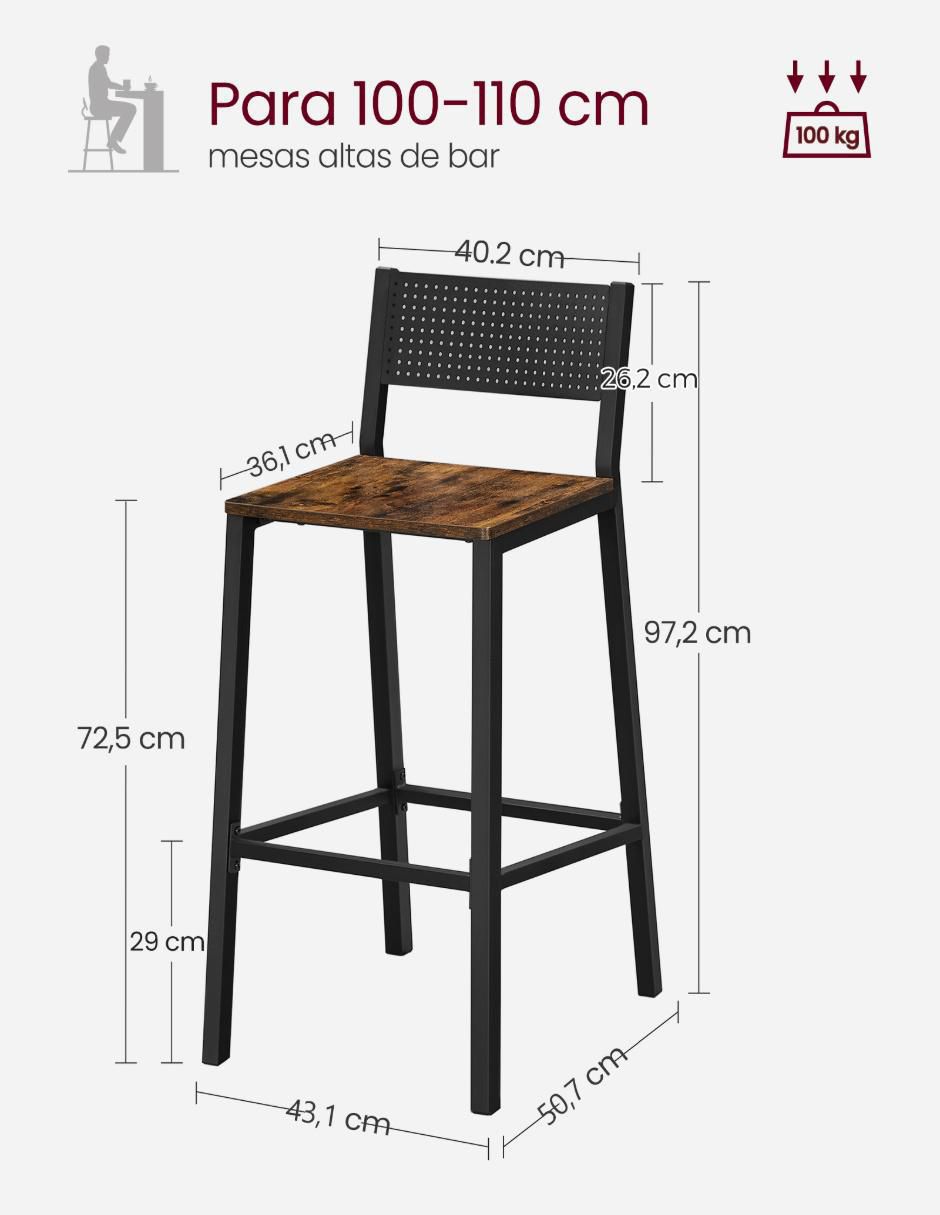 Juego de bancos Delon 4