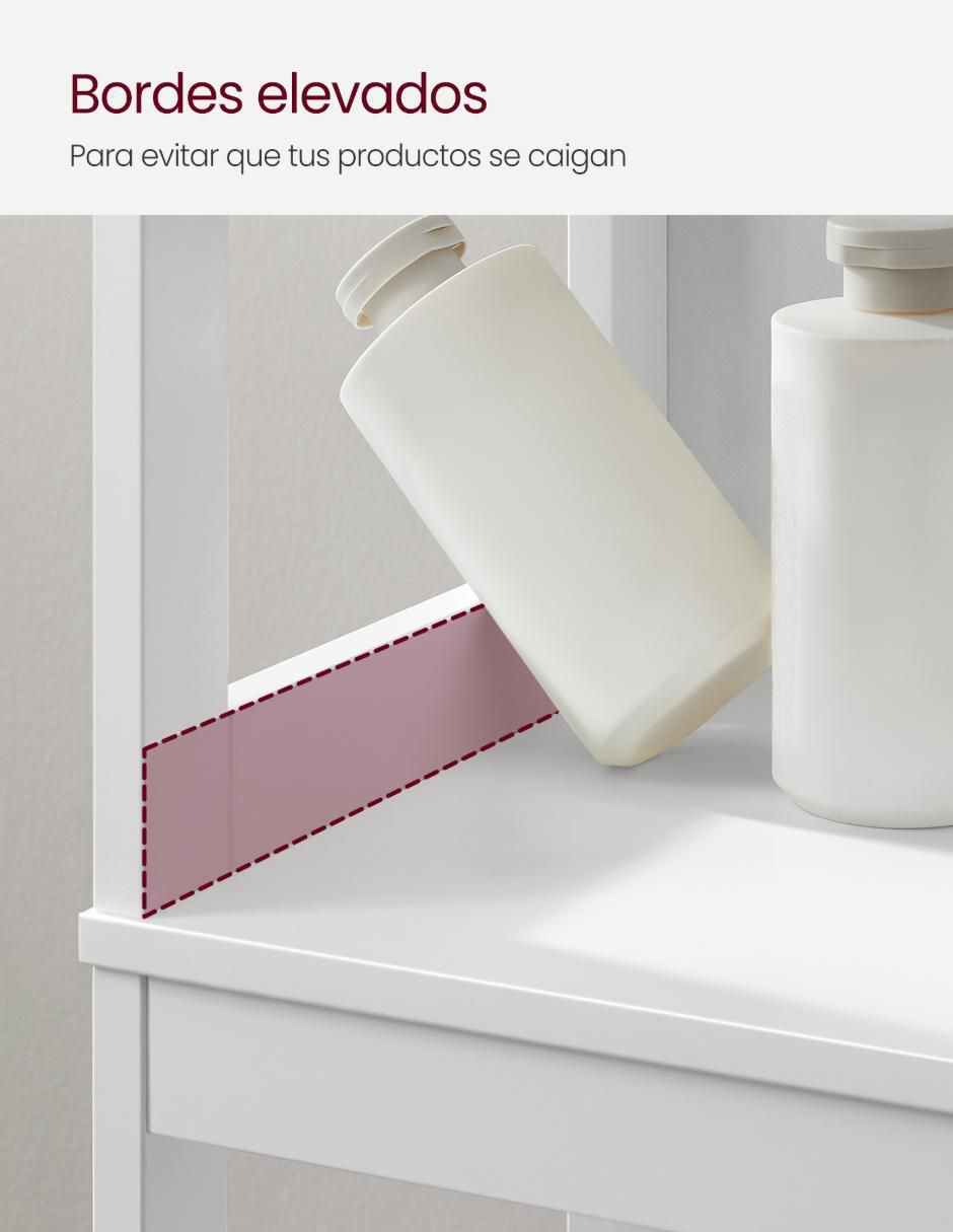 MUEBLE ALMACENAMIENT, BLANCO SONGMICS H 2