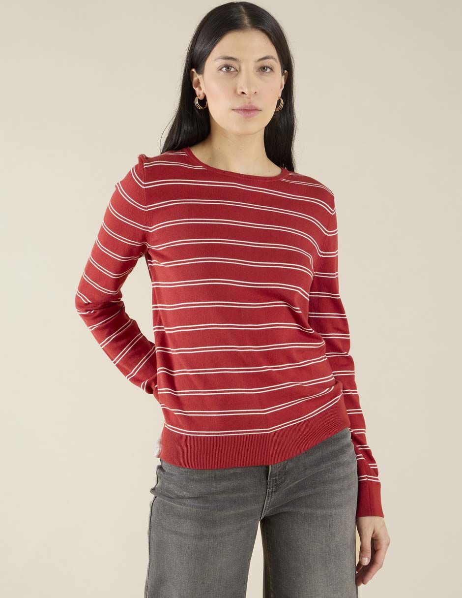 Suéter cuello redondo para mujer Suéter cuello redondo para mujer