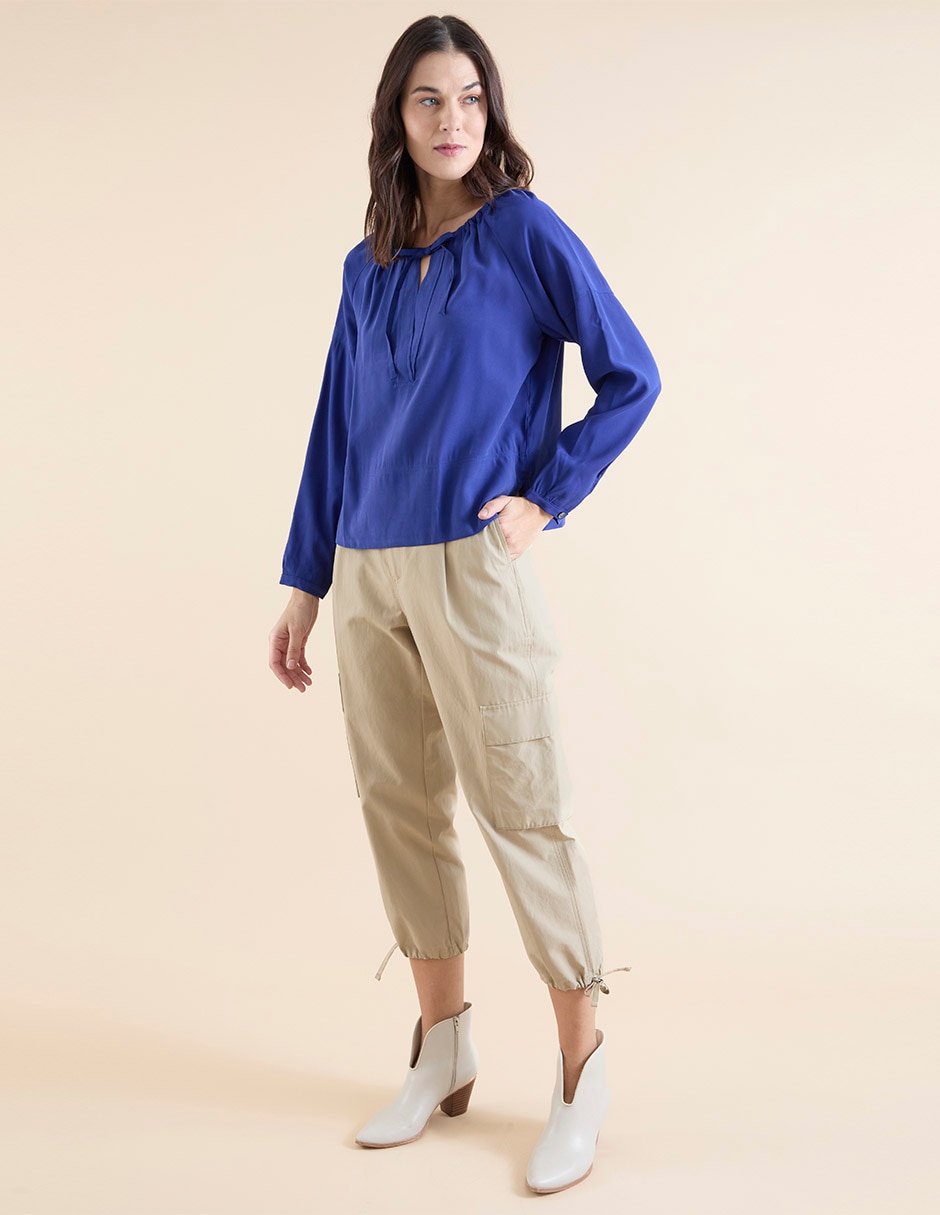 Blusa manga larga para mujer 3