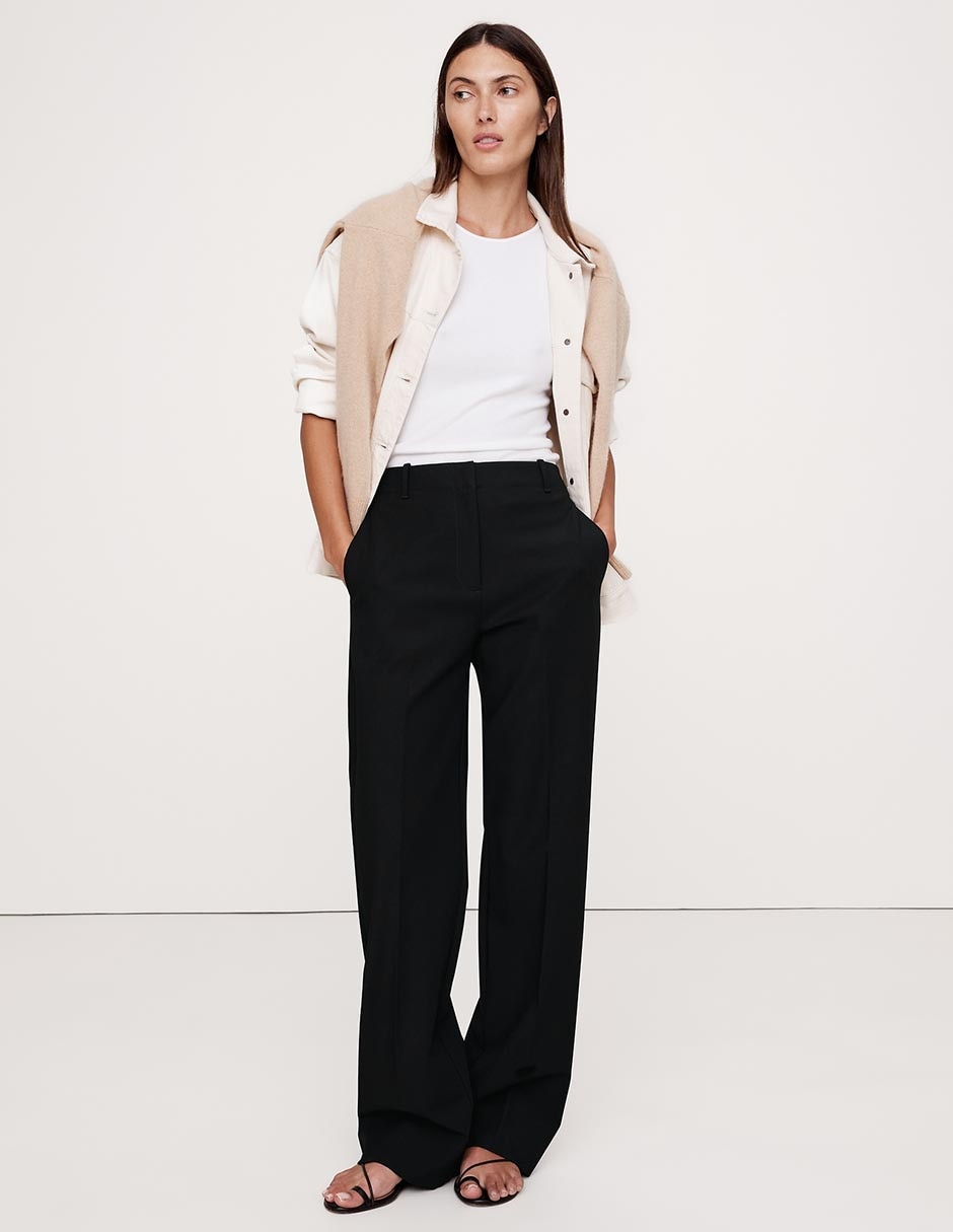 Pantalón de vestir straight para mujer 1