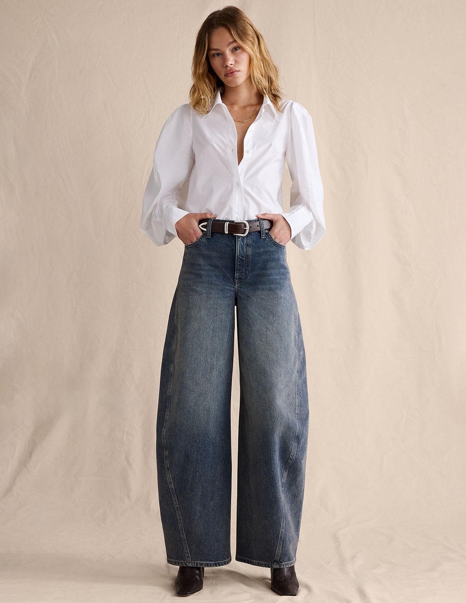 Jeans barrel para mujer Jeans barrel para mujer