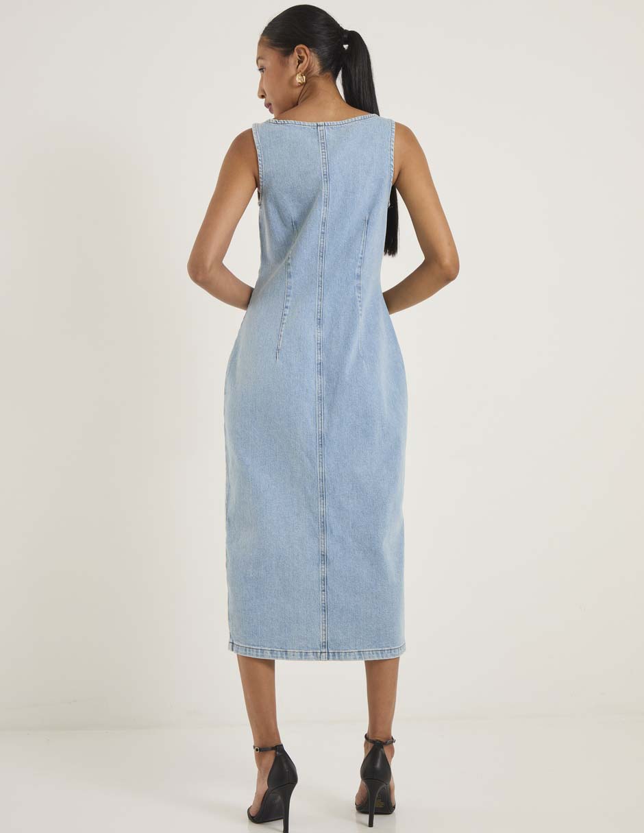 Vestido midi casual para mujer 5