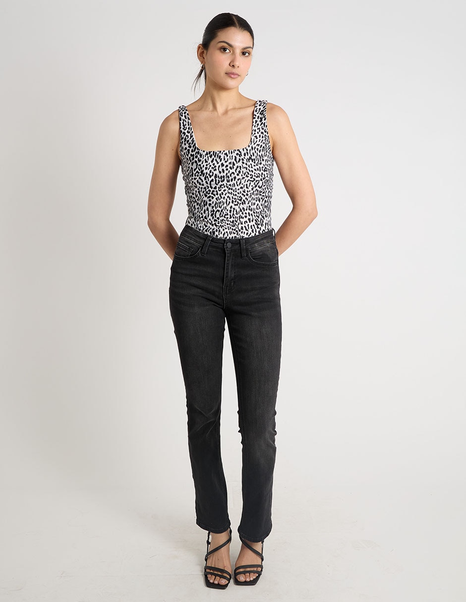 Body escote cuadrado para mujer 3