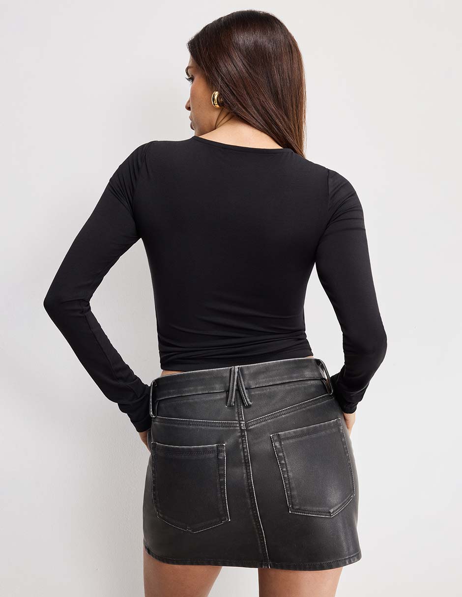 Top cuello v escote profundo 2