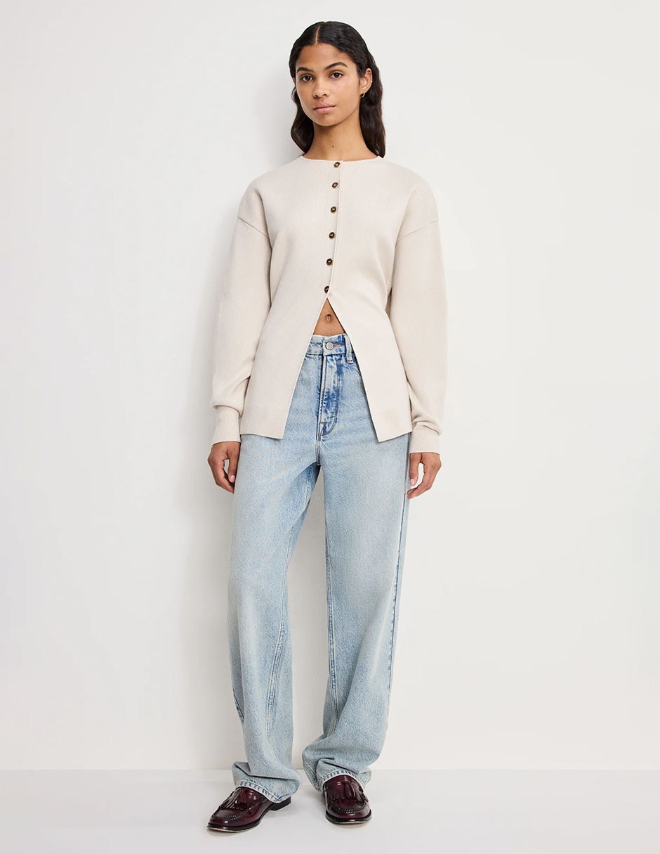 Suéter cuello redondo para mujer 2