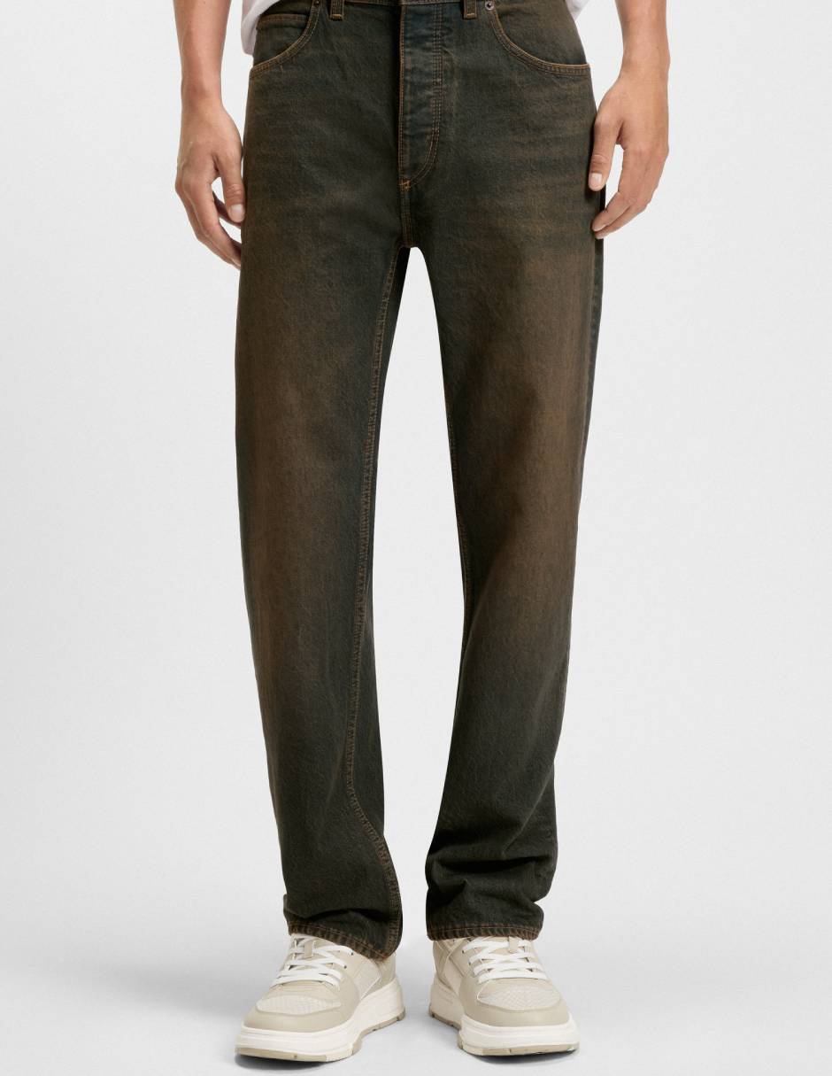 Jeans straight Jonah 10 lavado medio para hombre Jeans straight Jonah 10 lavado medio para hombre