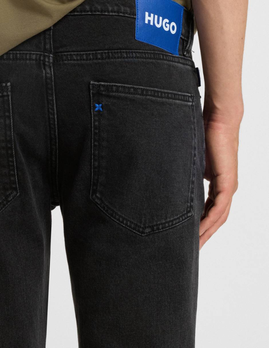 Jeans straight Zane 102 lavado medio para hombre 4