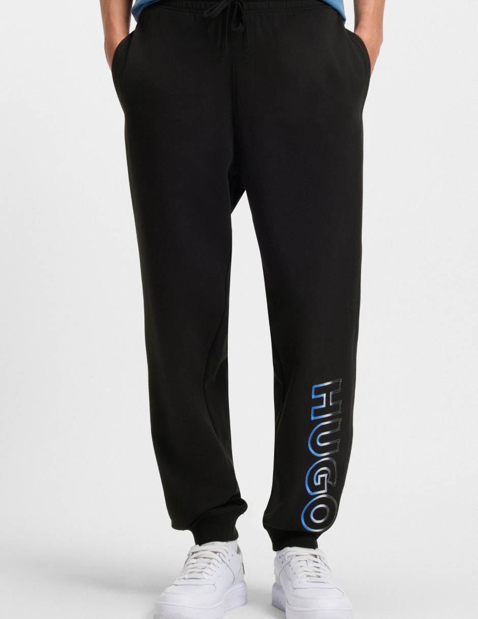 Pants regular con elástico para hombre