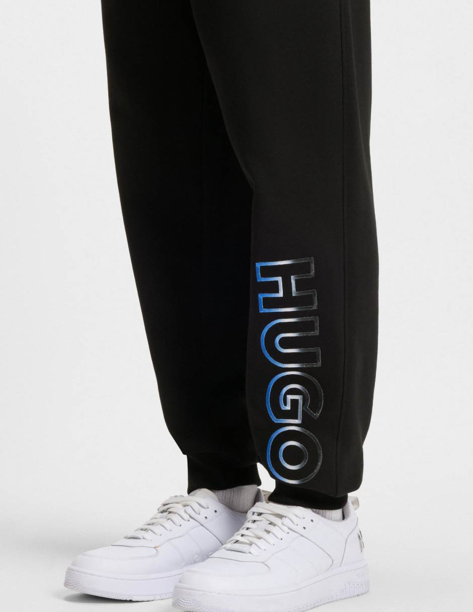Pants regular con elástico para hombre