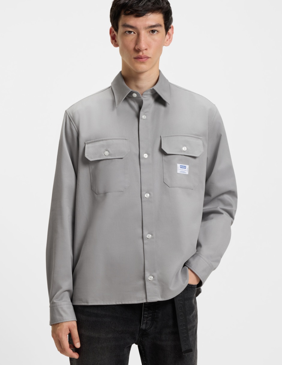 Camisa casual de algodón manga corta para hombre Camisa casual de algodón manga corta para hombre