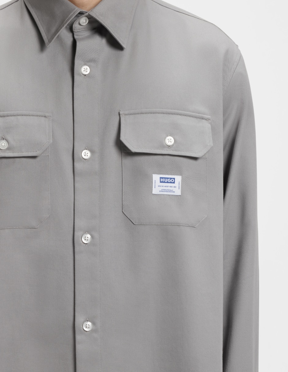 Camisa casual de algodón manga corta para hombre 4