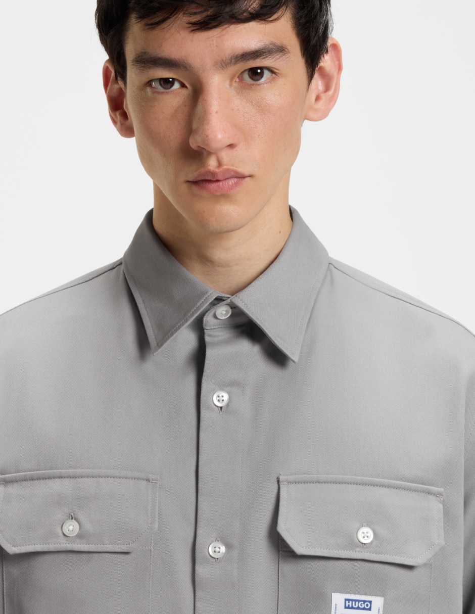 Camisa casual de algodón manga corta para hombre 3