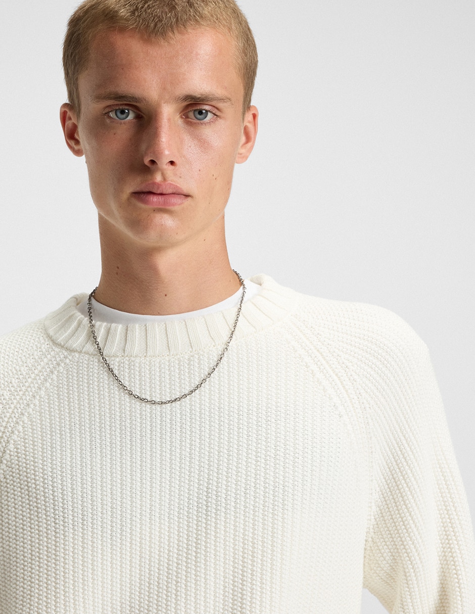 Suéter cuello redondo para hombre 4