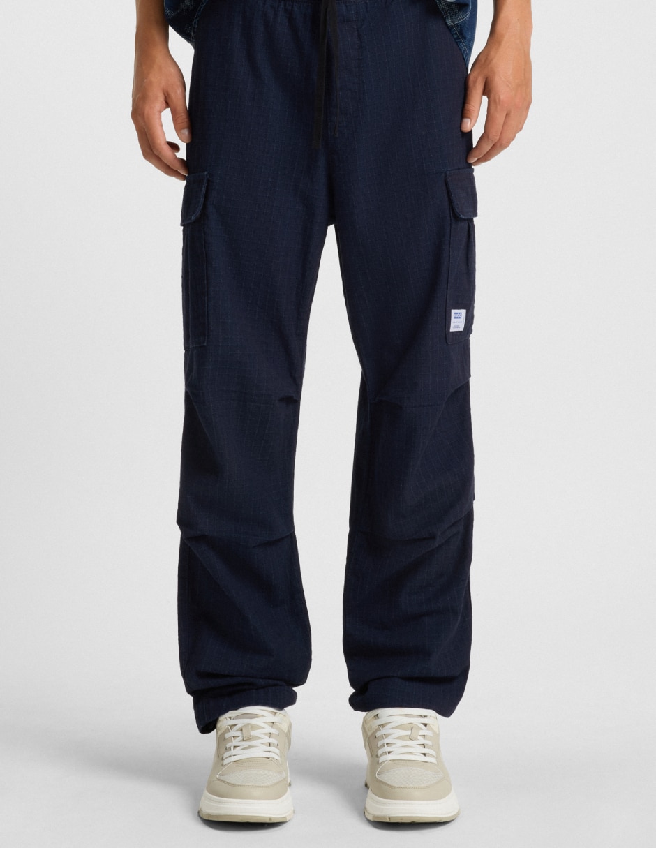 Pants regular con elástico para hombre Pants regular con elástico para hombre