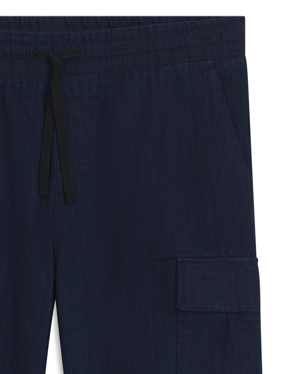 Pants regular con elástico para hombre 3