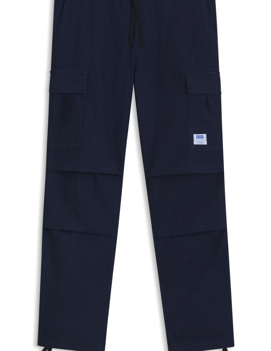 Pants regular con elástico para hombre 2