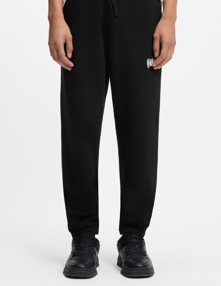 Pants regular con elástico para hombre