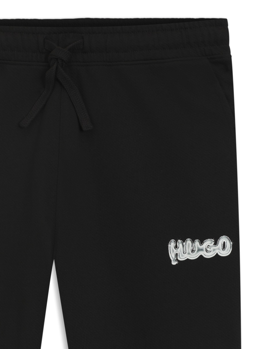 Pants regular con elástico para hombre