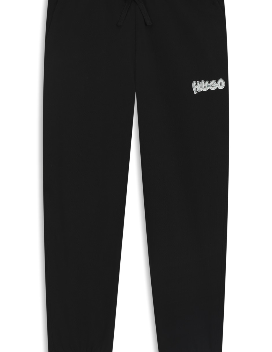Pants regular con elástico para hombre