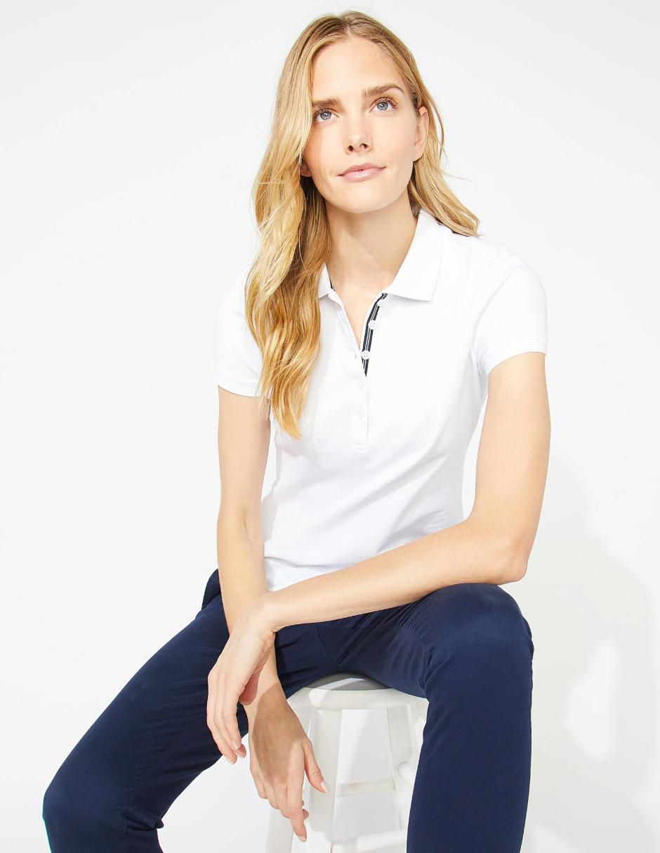 Playera tipo polo Nautica para mujer