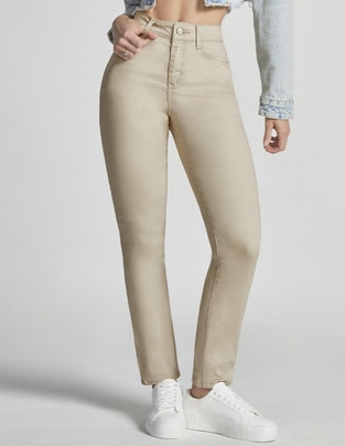 Jeans skinny 7032kaki para mujer