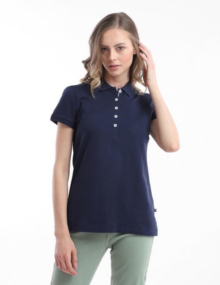 Playera tipo polo para mujer 1