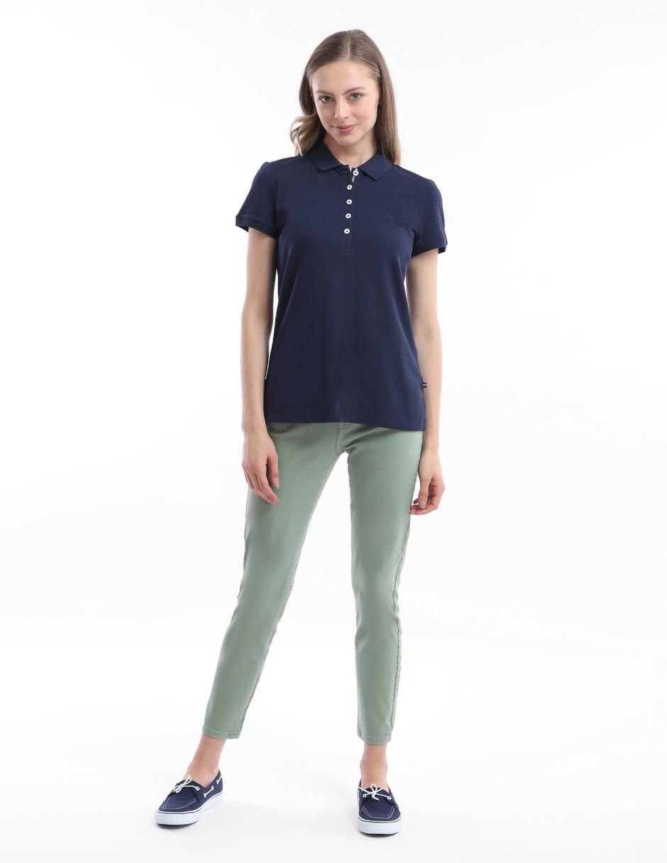 Playera tipo polo para mujer 7