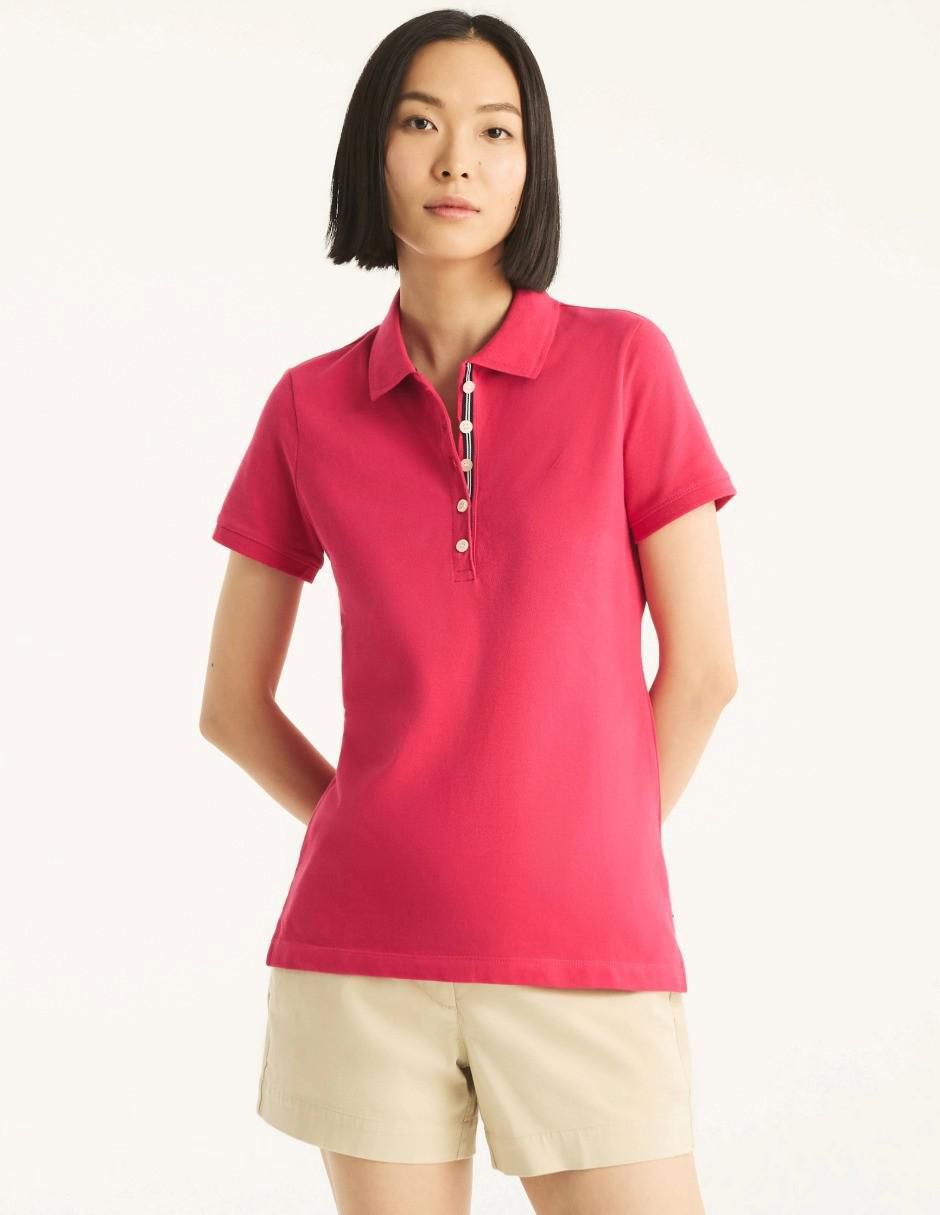 Playera tipo polo para mujer