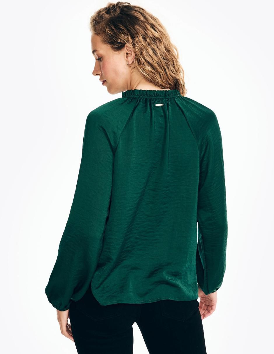 Blusa manga larga para mujer