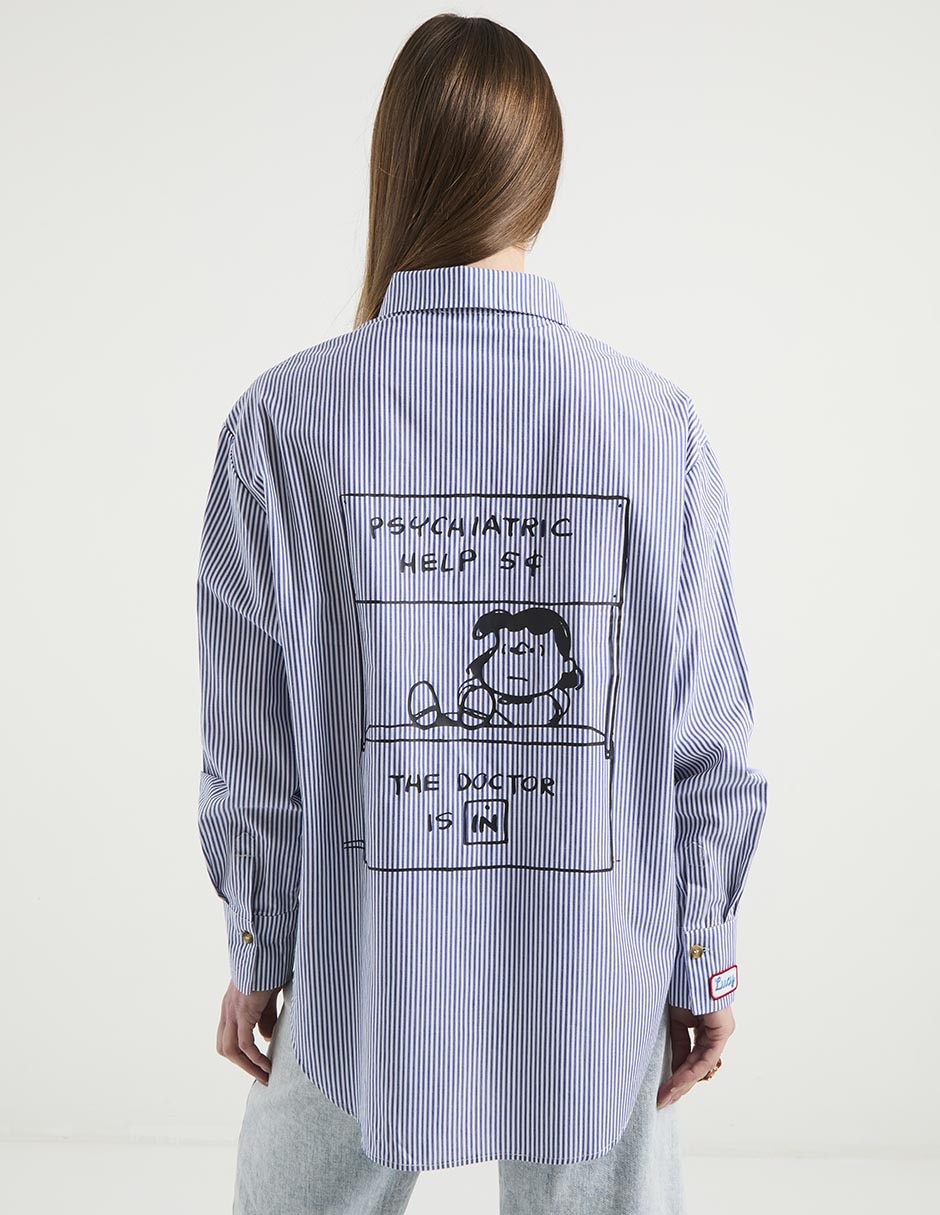 Camisa de algodón manga larga para mujer 5
