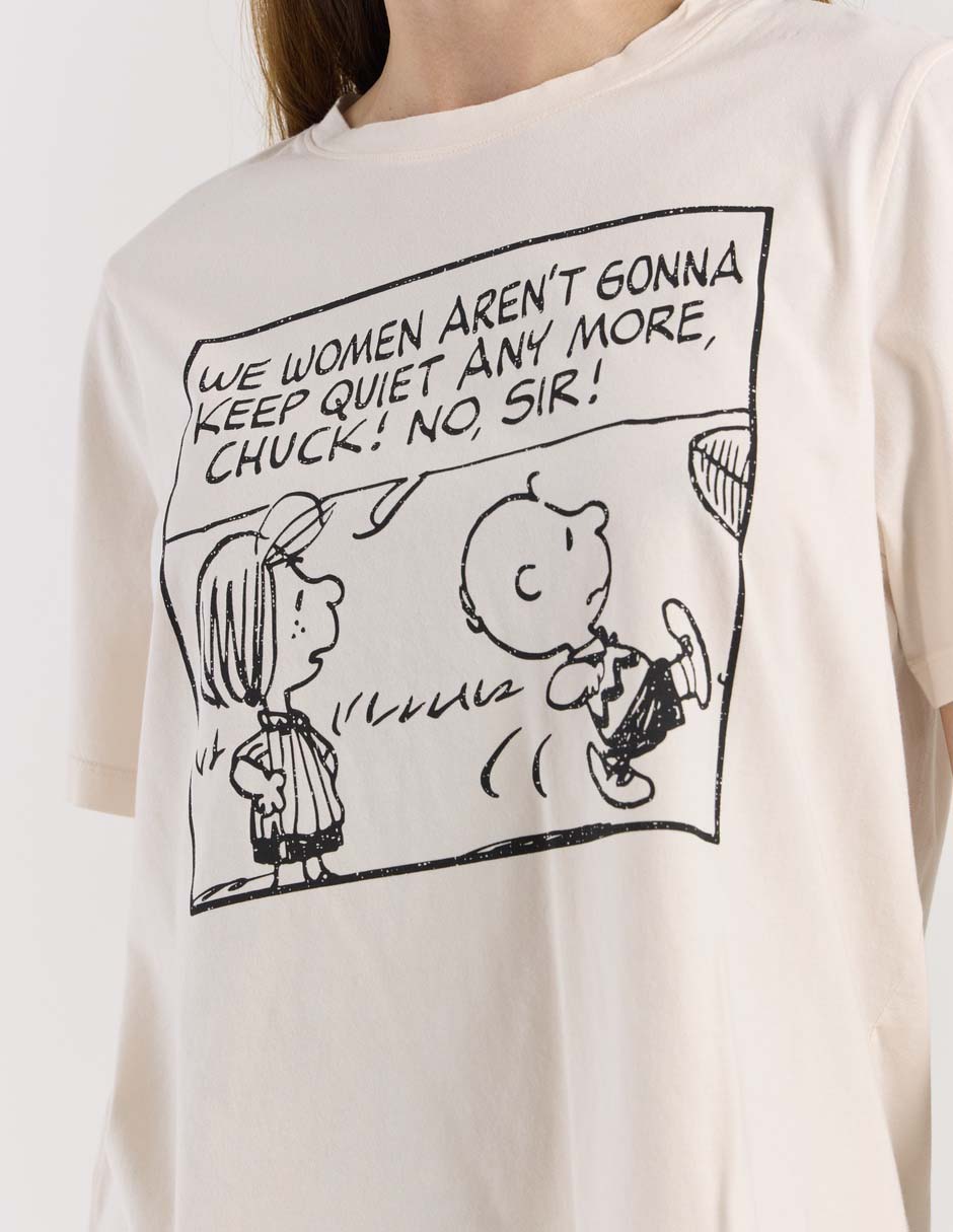 Playera manga al codo cuello redondo mujer 2
