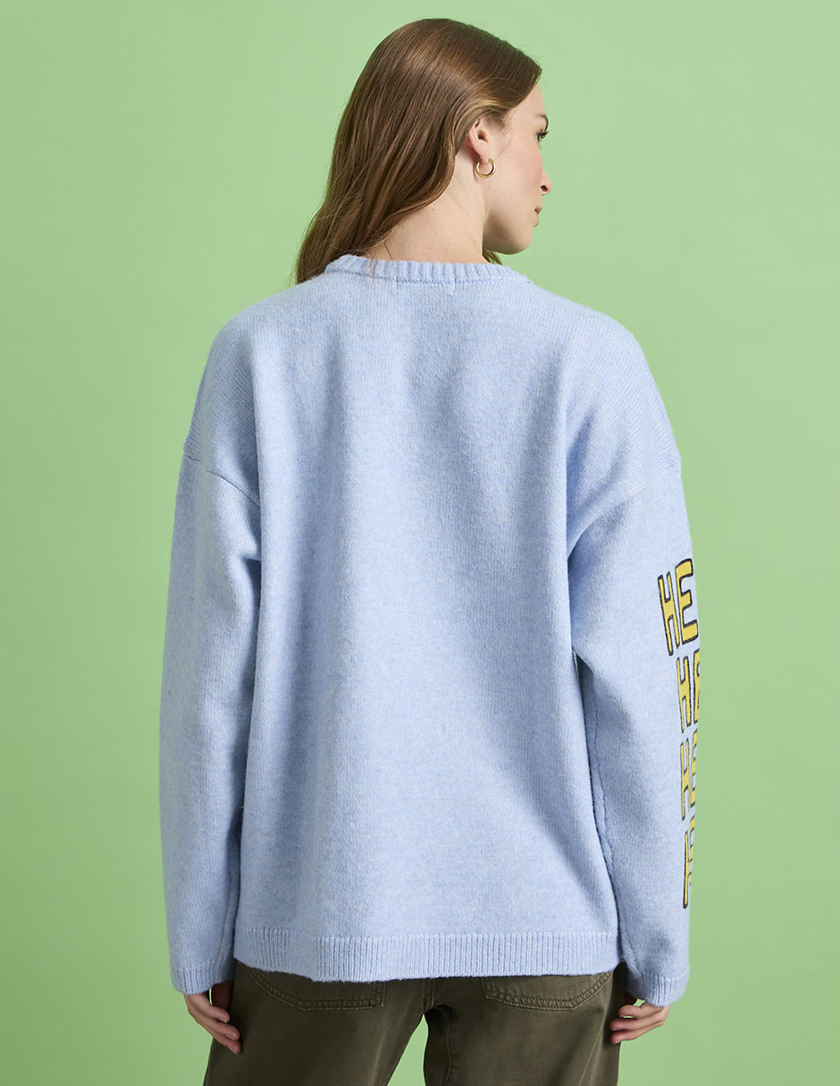 Suéter cuello redondo para mujer 5