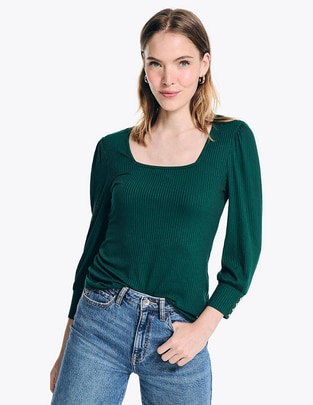 Blusa manga 3/4 para mujer