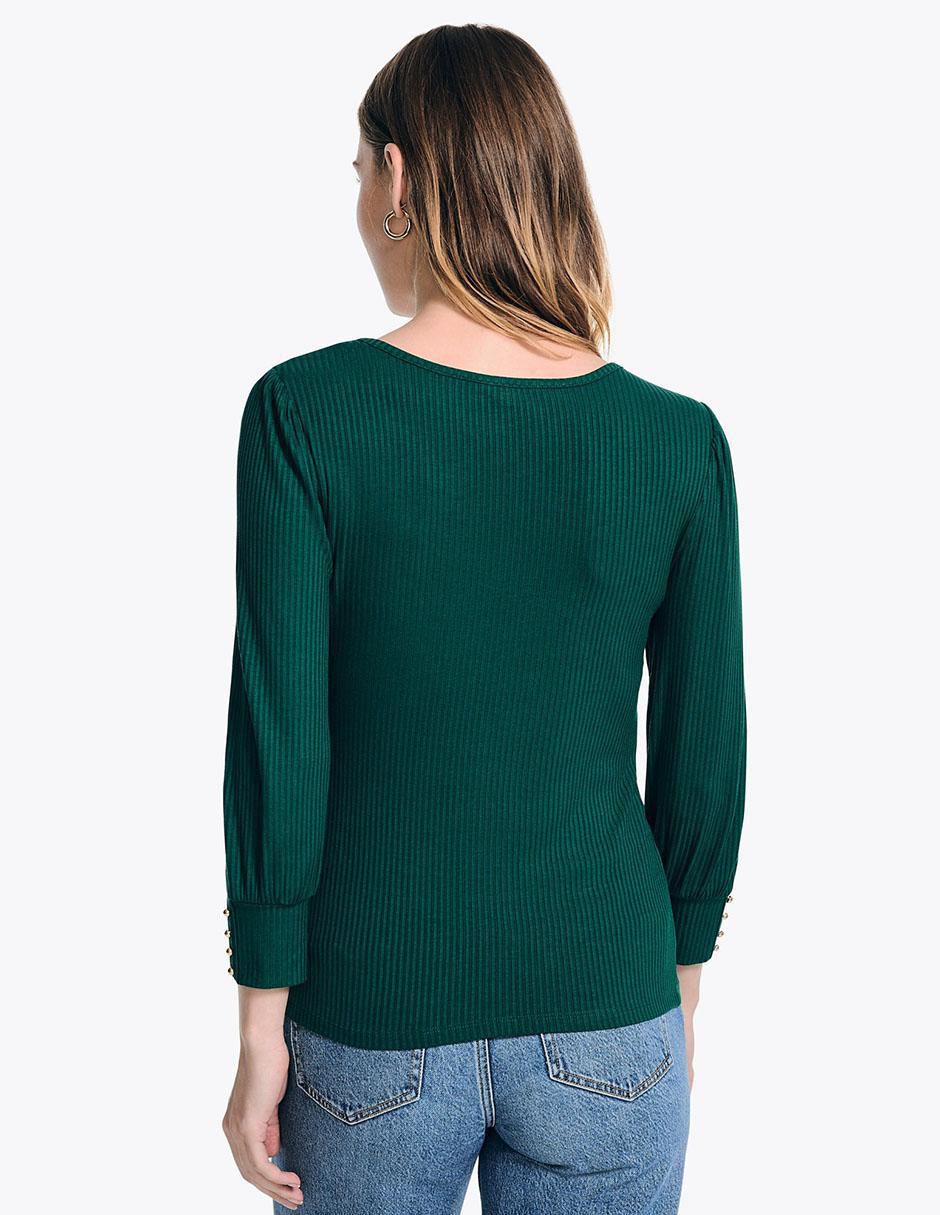 Blusa manga 3/4 para mujer