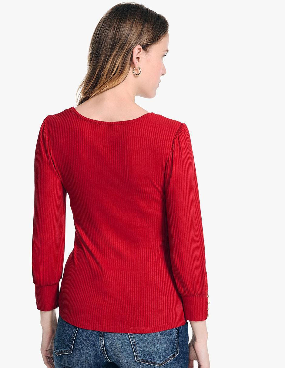 Blusa manga 3/4 para mujer