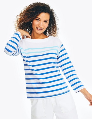 Playera manga larga Es 25 cuello redondo mujer