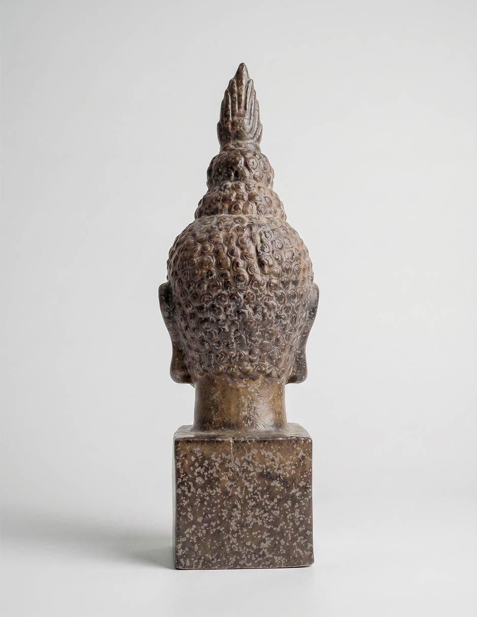 Figura decorativa de buda de cerámica 3