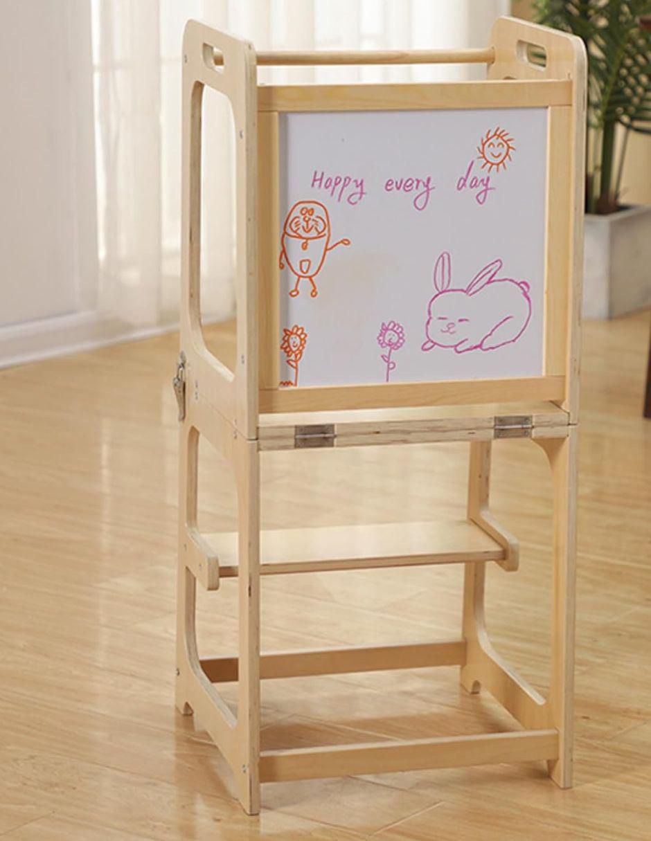 Torre de aprendizaje Montessori de madera 3