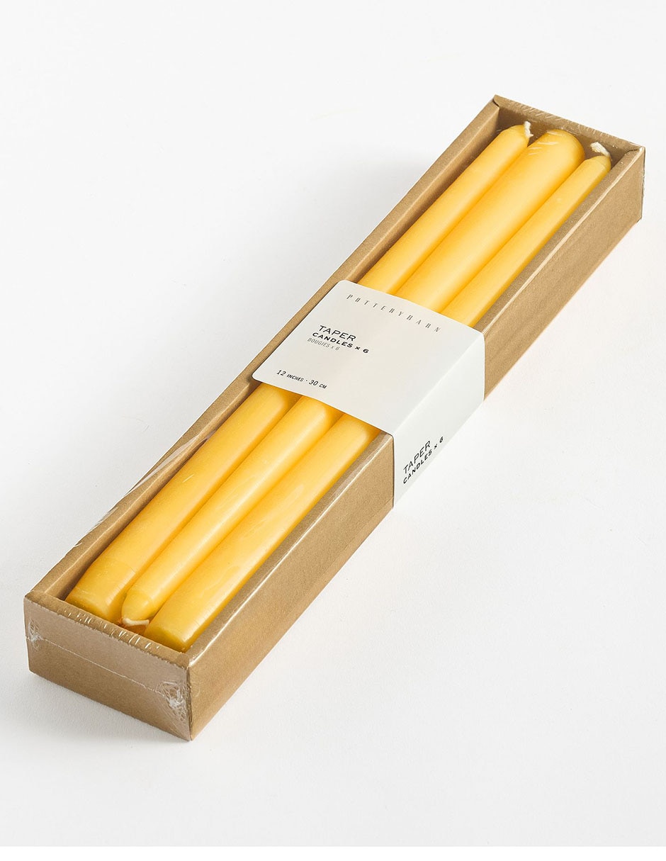 Set vela taper Classic 6 piezas